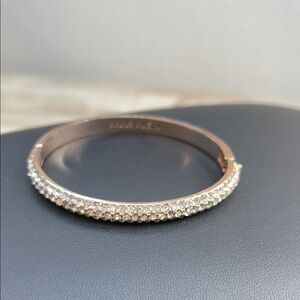 Anne Klein Rose Gold and Crystal Women's Bracelet